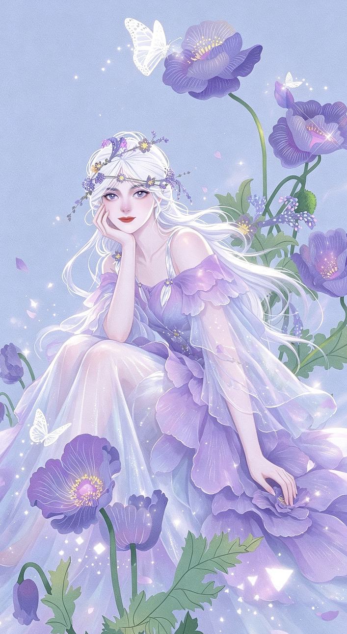原创IP插画文创《花神之礼》（图ZNDA5MzM2MDM2） - 商业插画 - 站酷设计师ChongwenArt原创素材 - 站酷ZCOOL