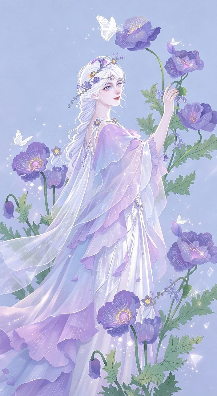 原创IP插画文创《花神之礼》（图ZNDA5MzM2MDA4） - 商业插画 - 站酷设计师ChongwenArt原创素材 - 站酷ZCOOL