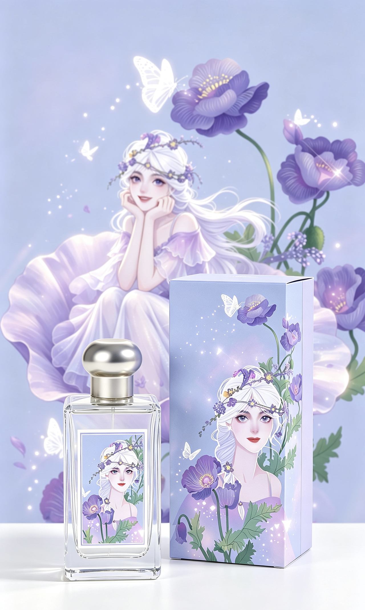 原创IP插画文创《花神之礼》（图ZNDA5MzM1ODcy） - 商业插画 - 站酷设计师ChongwenArt原创素材 - 站酷ZCOOL
