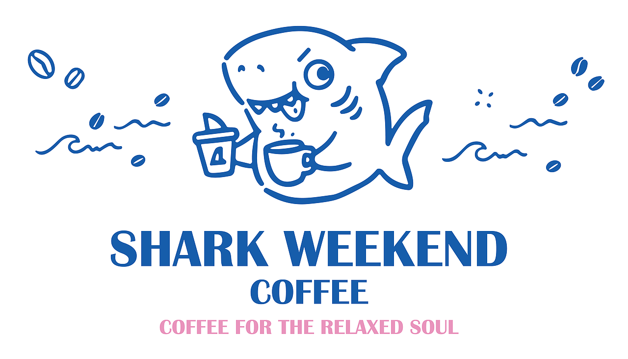SHARK WEEKEND 鲨鱼咖啡品牌 VI|简约手绘卡通全案(图ZNDA5MzQ2NzUy) - 品牌 - 站酷设计师记忆点Studio原创素材 - 站酷ZCOOL