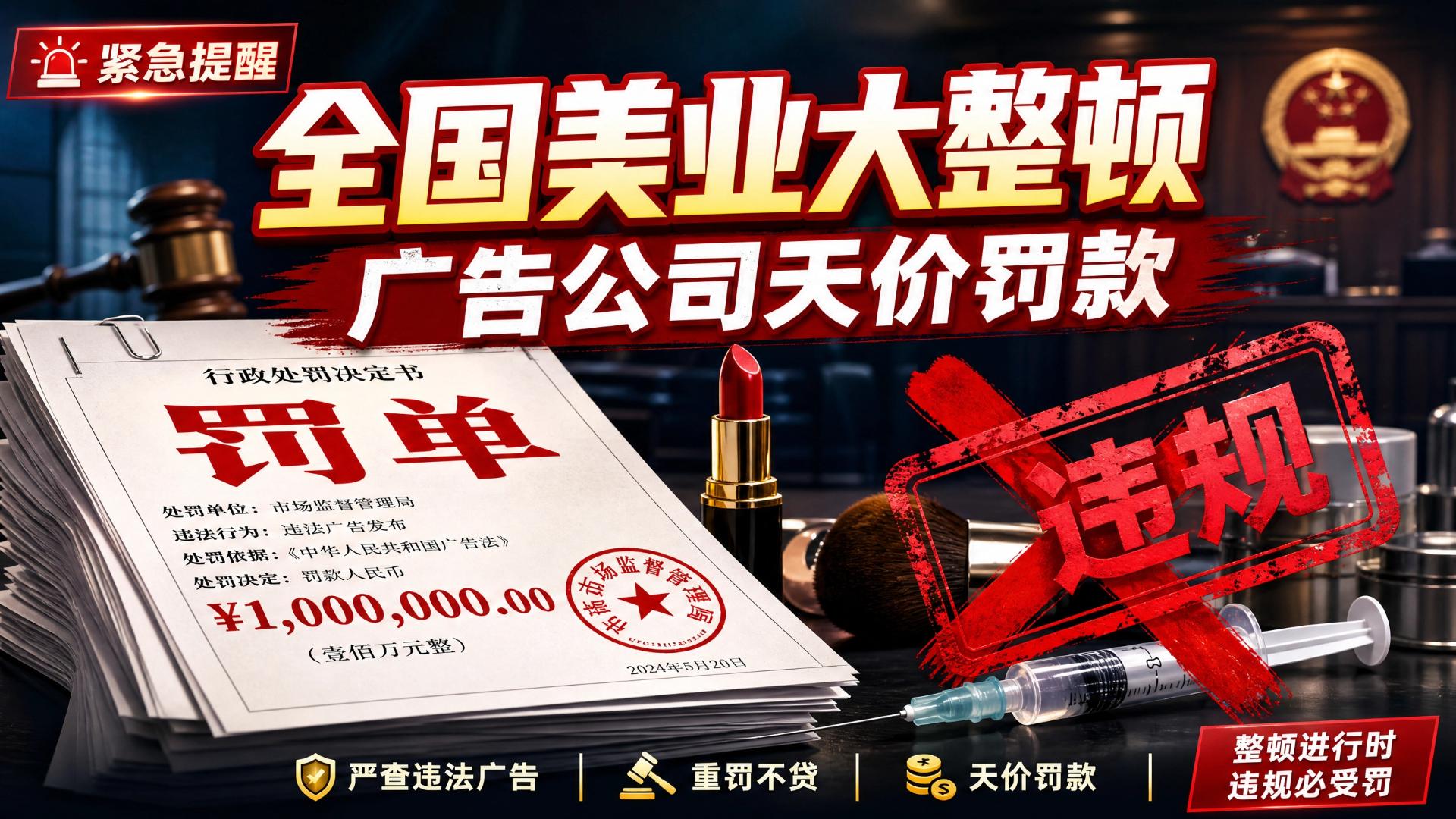 全国美业大整顿，为什么广告公司被罚款？#违规广告发布 #广告法 #雨田侃设计（图ZMTU3MTU4Mjg=） - 教程 - 站酷设计师雨田侃设计原创素材 - 站酷ZCOOL