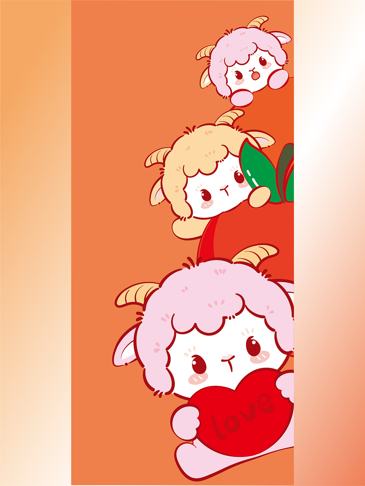 羊宝宝IP生肖插画壁纸吉祥物插画设计（图ZNDA5MzUzNzcy） - 商业插画 - 站酷设计师阿茹生肖IP原创素材 - 站酷ZCOOL