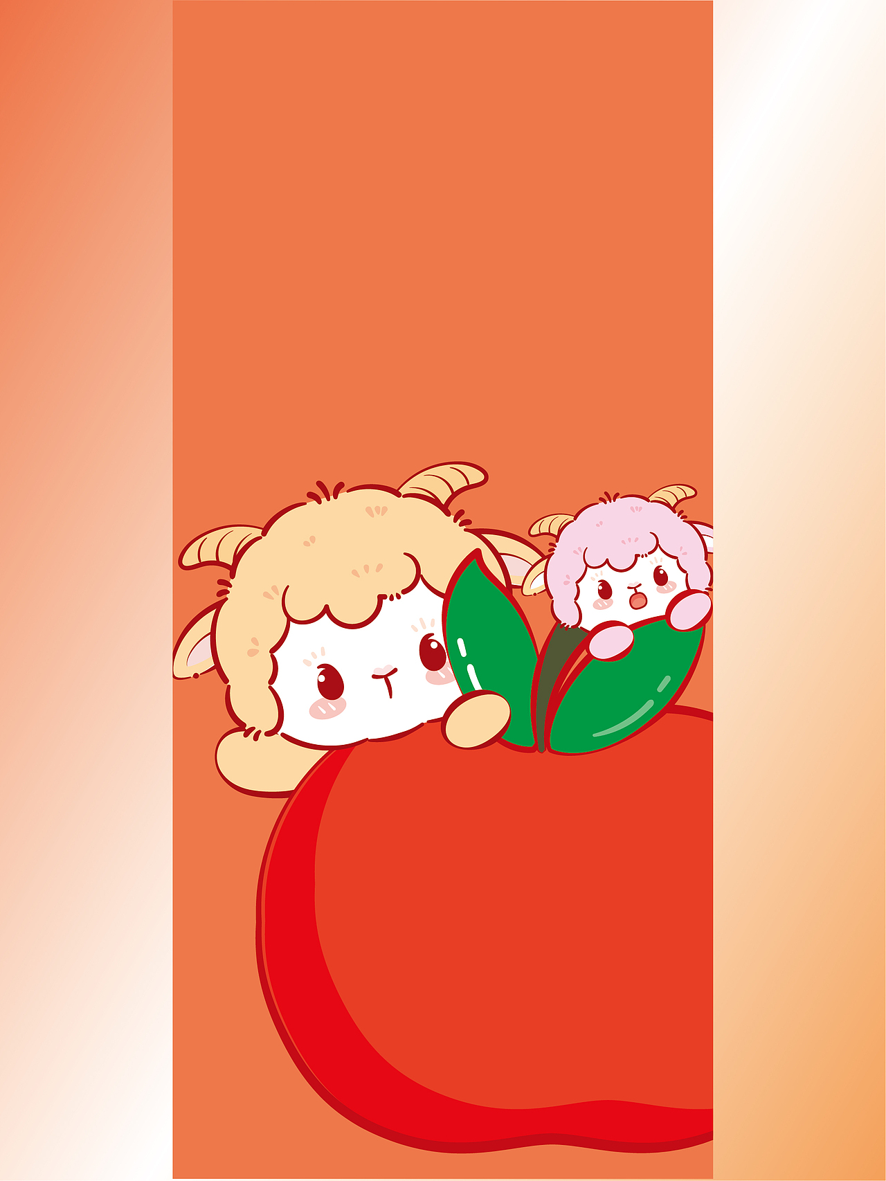 羊宝宝IP生肖插画壁纸吉祥物插画设计（图ZNDA5MzUzNzY4） - 商业插画 - 站酷设计师阿茹生肖IP原创素材 - 站酷ZCOOL