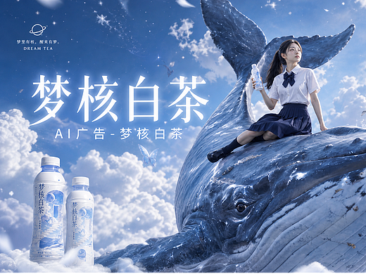 梦核白茶·白日梦AI短片·饮料饮品广告TVC