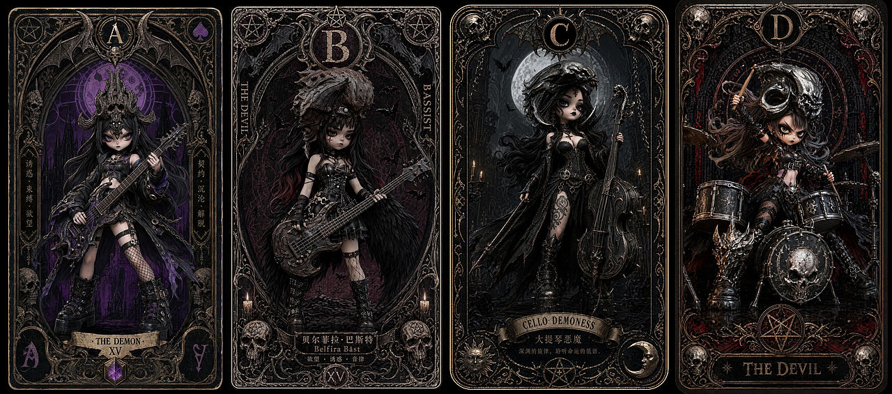 ABC-Song金属魔女团#MVLAND嘻哈狂欢派对(图ZNDA5Mzc2Mzk2) - AI作品 - 站酷设计师KinYip原创素材 - 站酷ZCOOL