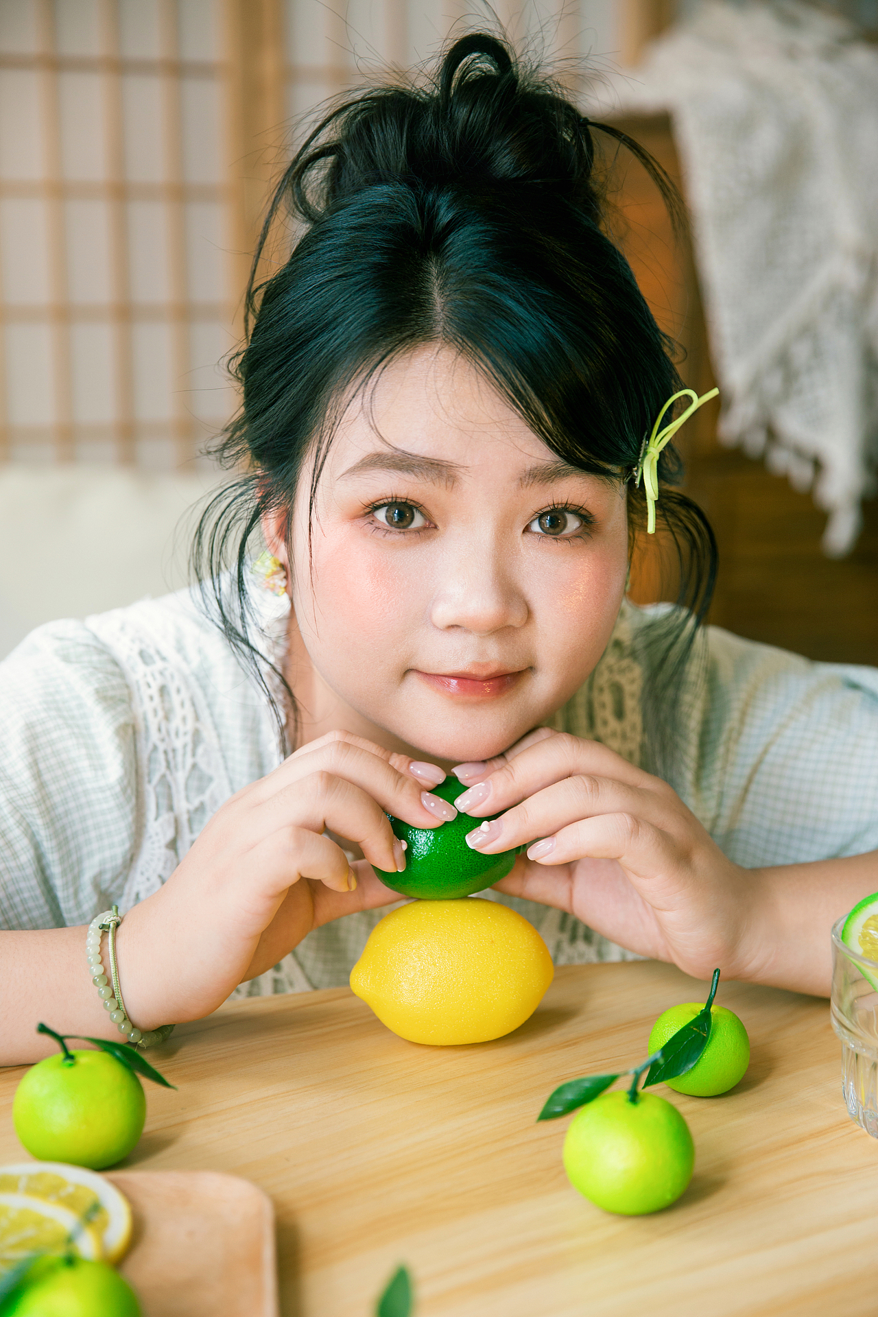 深圳写真工作室 居家风小清新 夏日水果写真 柠檬拍（图ZNDA5Mzc5Mjk2） - 人像摄影 - 站酷设计师深圳女摄LUMIN原创素材 - 站酷ZCOOL
