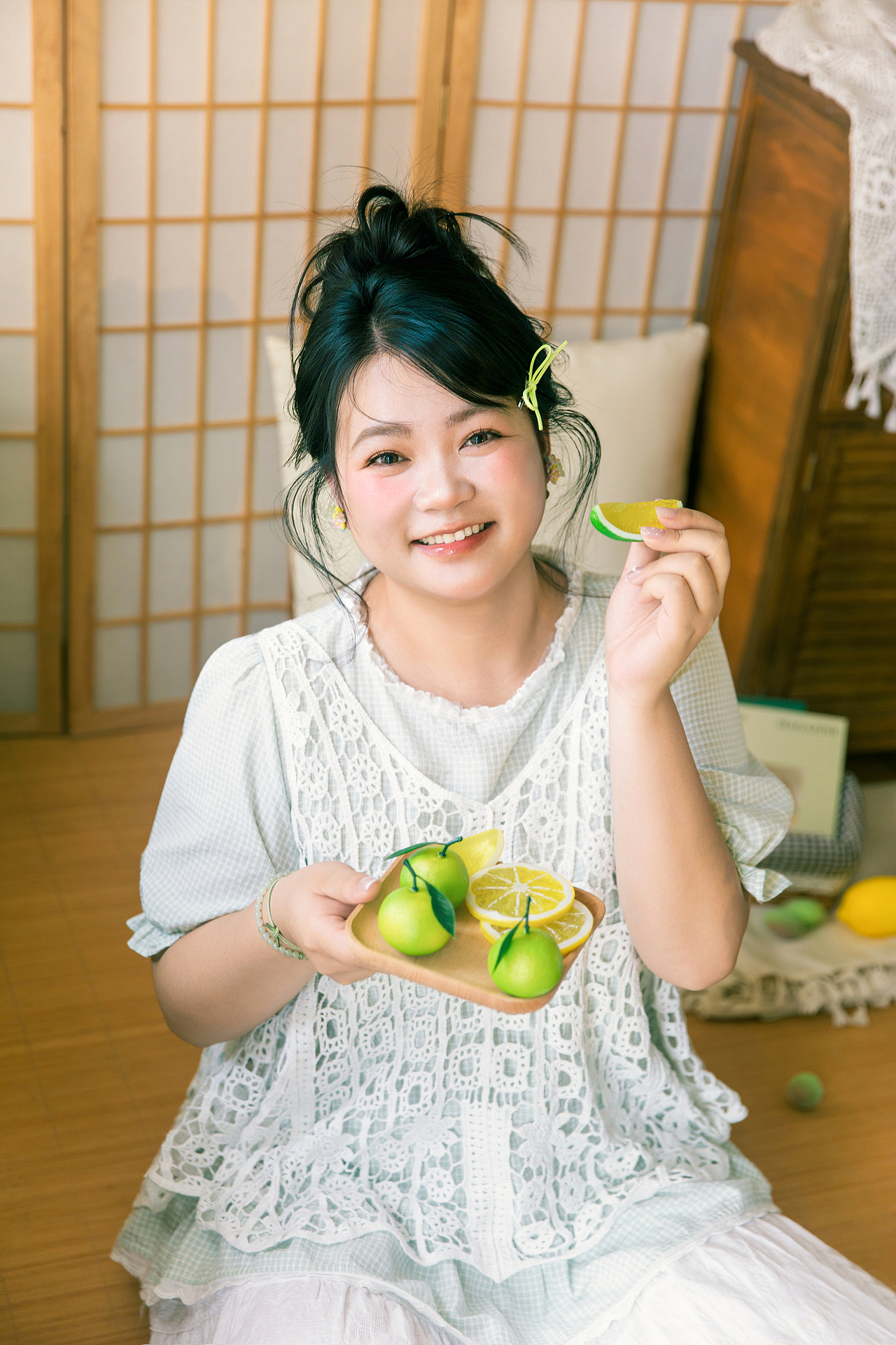 深圳写真工作室 居家风小清新 夏日水果写真 柠檬拍（图ZNDA5Mzc5MzEy） - 人像摄影 - 站酷设计师深圳女摄LUMIN原创素材 - 站酷ZCOOL