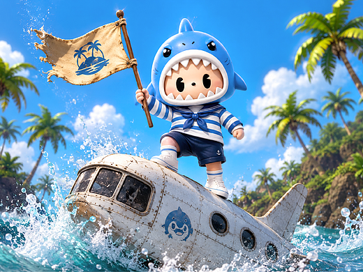 AIGC | 鲨宝 BOOBOO海洋文旅IP