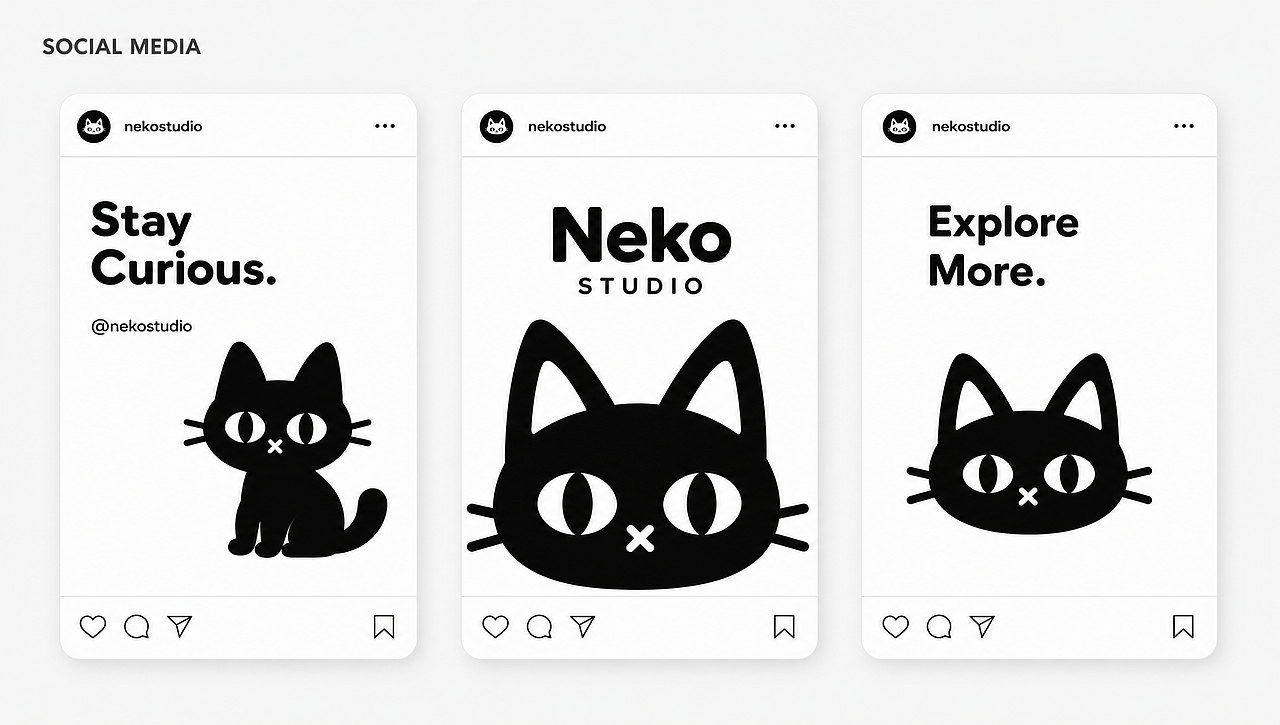 Neko Studio 品牌全案设计(图ZNDA5NDAwNTMy) - 品牌 - 站酷设计师张小甜titi原创素材 - 站酷ZCOOL