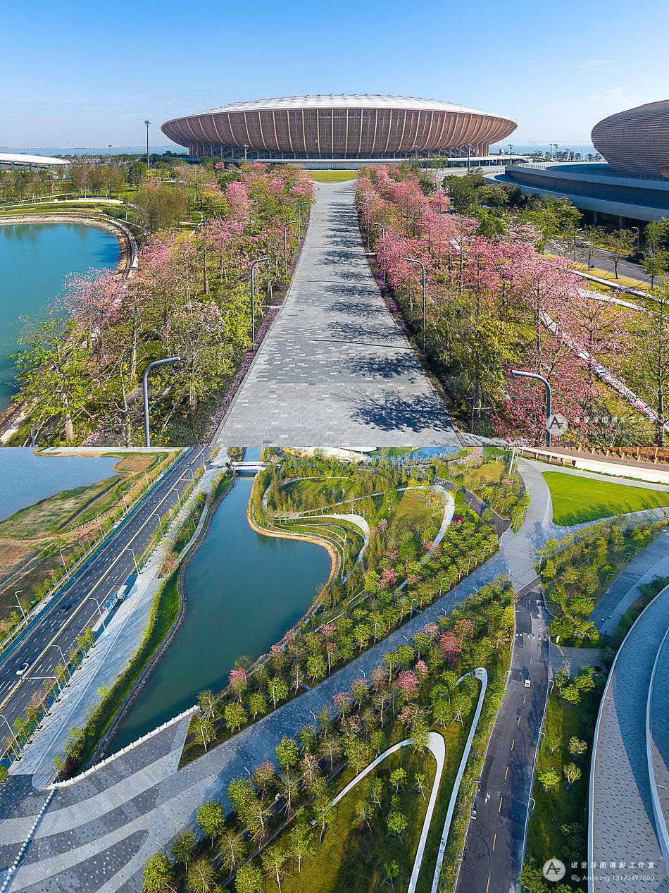 「景观摄影」大湾区文化体育中心(图ZNDA5NDA1MTcy) - 环境/建筑摄影 - 站酷设计师诺金浮图原创素材 - 站酷ZCOOL