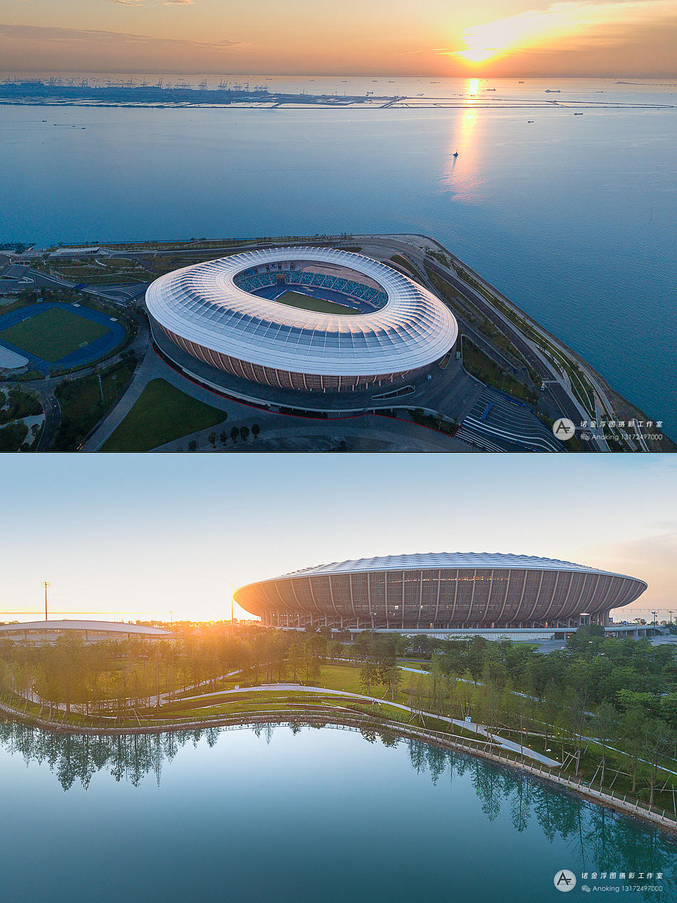 「景观摄影」大湾区文化体育中心(图ZNDA5NDA1MTM2) - 环境/建筑摄影 - 站酷设计师诺金浮图原创素材 - 站酷ZCOOL