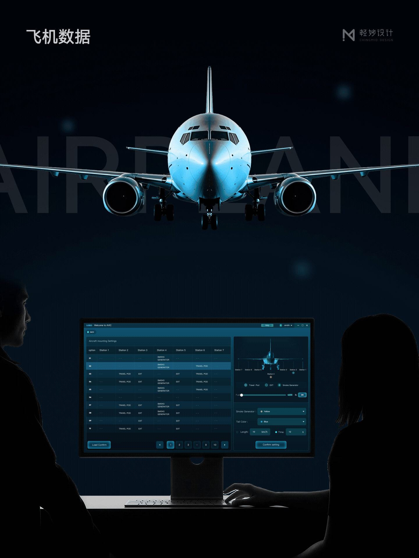 ✈️ FTD Flight UI|飞机 FTD 仿真飞控系统设计(图ZNDA5NDA1MzA4) - 软件界面 - 站酷设计师轻妙设计原创素材 - 站酷ZCOOL