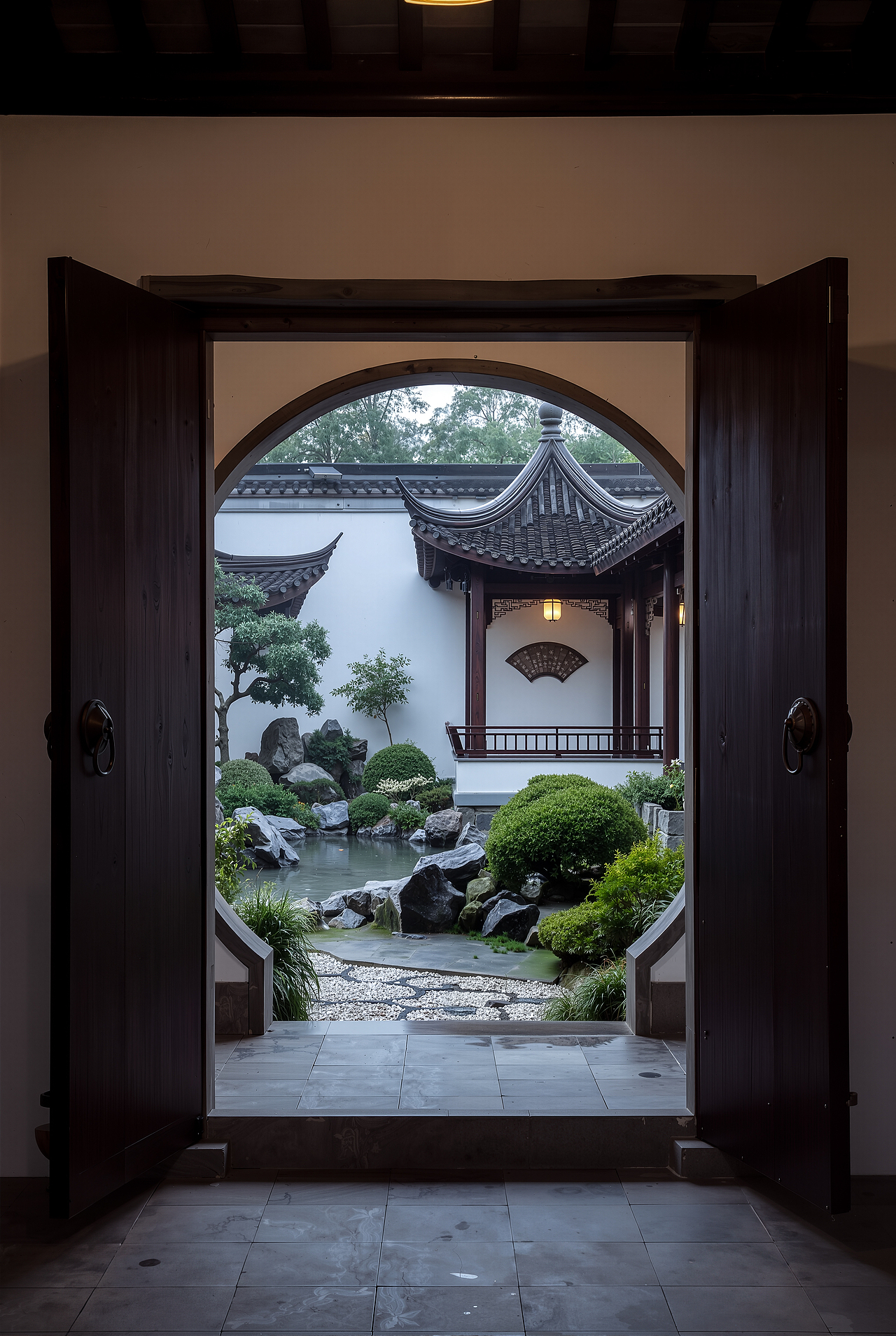 《学员作品》欣哥CR实战 | 古建庭院 | CR渲染+CF洗图（图ZNDA5NDEyODY0） - 建筑设计 - 站酷设计师漫反设丨洋洋彡丶原创素材 - 站酷ZCOOL