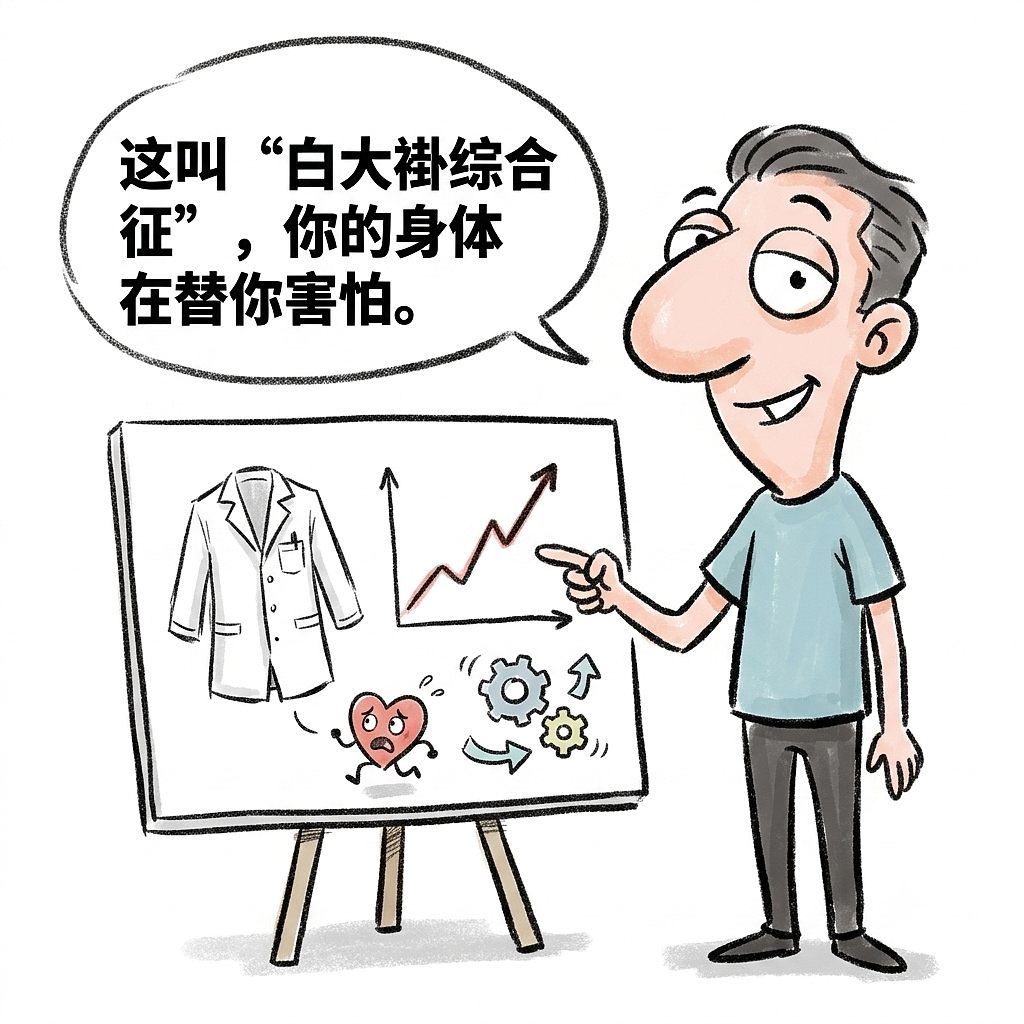 为什么你一进医生办公室血压就升高?(图ZNDA5NDIwNDA4) - 中/长篇漫画 - 站酷设计师huashuoshi原创素材 - 站酷ZCOOL