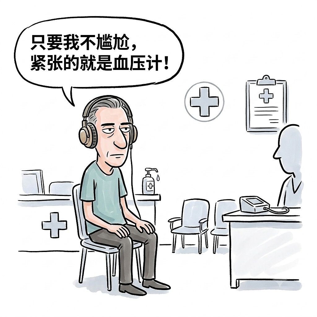 为什么你一进医生办公室血压就升高?(图ZNDA5NDIwNDEy) - 中/长篇漫画 - 站酷设计师huashuoshi原创素材 - 站酷ZCOOL