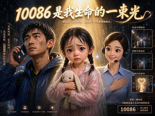 10086是我生命的一束光