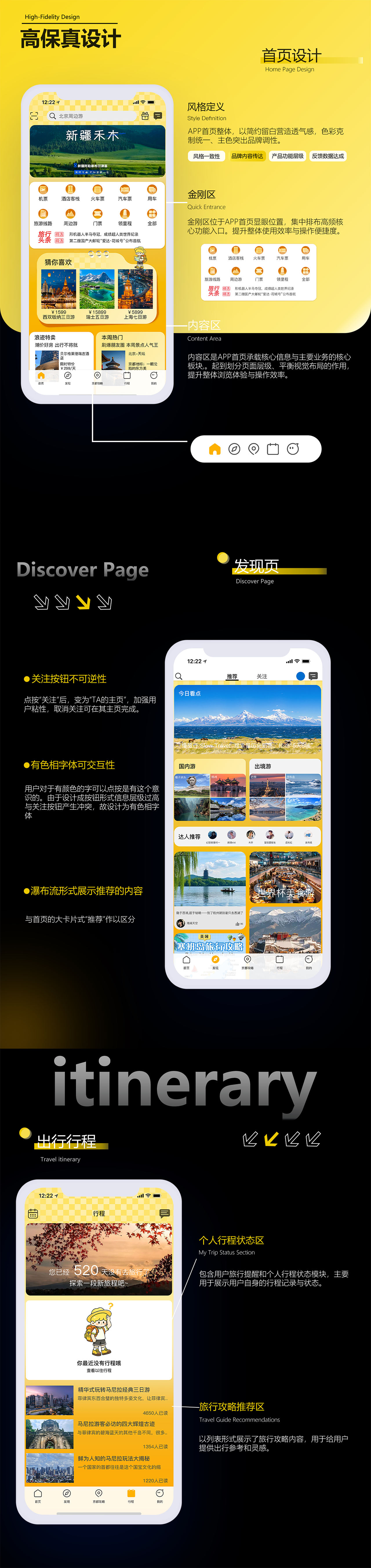 浪迹旅行（图ZNDA5NDM1NDQ0） - APP界面 - 站酷设计师伊恩0原创素材 - 站酷ZCOOL