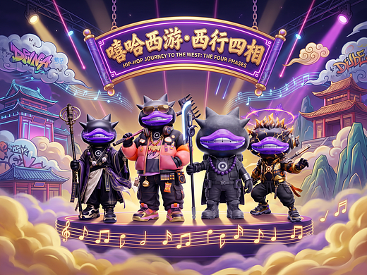 嘻哈西游 · 西行四相