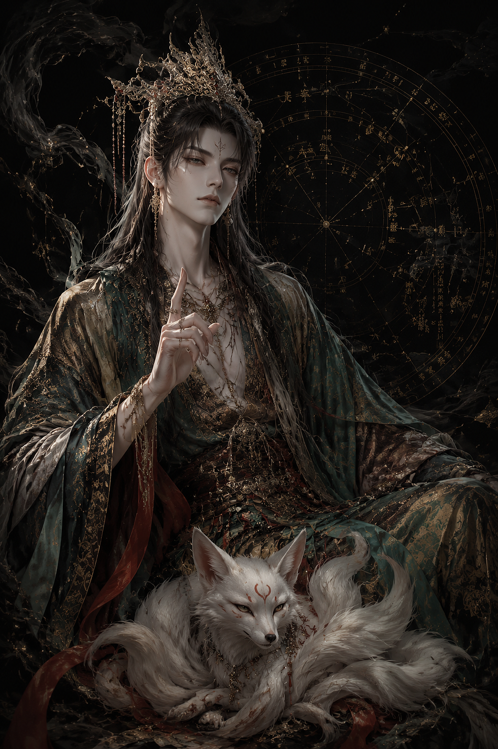 AIGC二十八星宿真人Cosplay：东方青龙七宿（图ZNDA5NDQxNTE2） - AI作品 - 站酷设计师雪里莓工作室原创素材 - 站酷ZCOOL