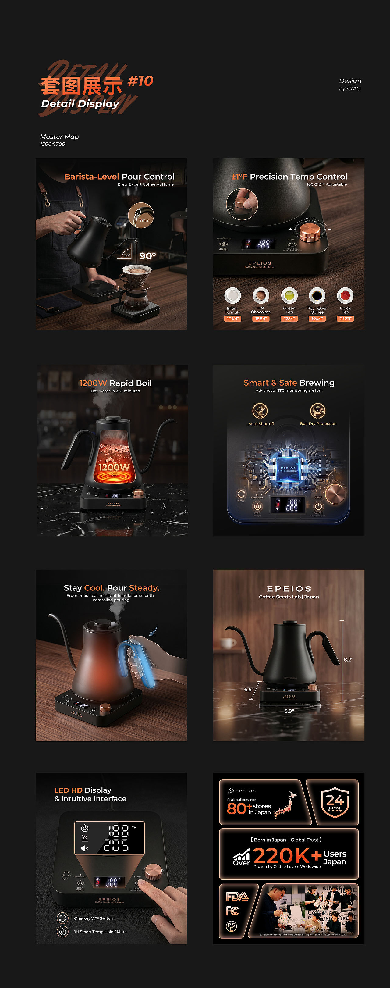 Amazon亚马逊丨手冲壶单品视觉全案（图ZNDA5NDQzMzg4） - 电商 - 站酷设计师孙啊尧原创素材 - 站酷ZCOOL