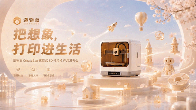 3D打印机动态视觉与TVC广告 | 科技产品的情感化表达(图ZNDA5NDU1NzU2) - 电子产品 - 站酷设计师星落纸间原创素材 - 站酷ZCOOL