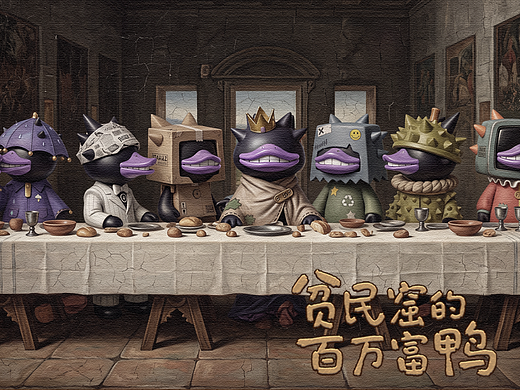 贫民窟的百万富鸭