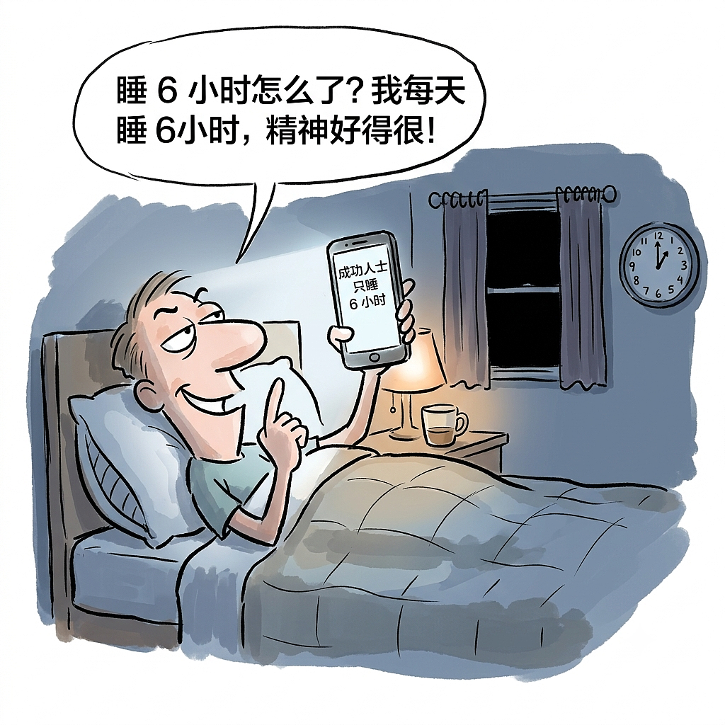 每天只睡 6 小时,我的脑子等于喝了二两白酒?(图ZNDA5NDU2OTg4) - 中/长篇漫画 - 站酷设计师huashuoshi原创素材 - 站酷ZCOOL