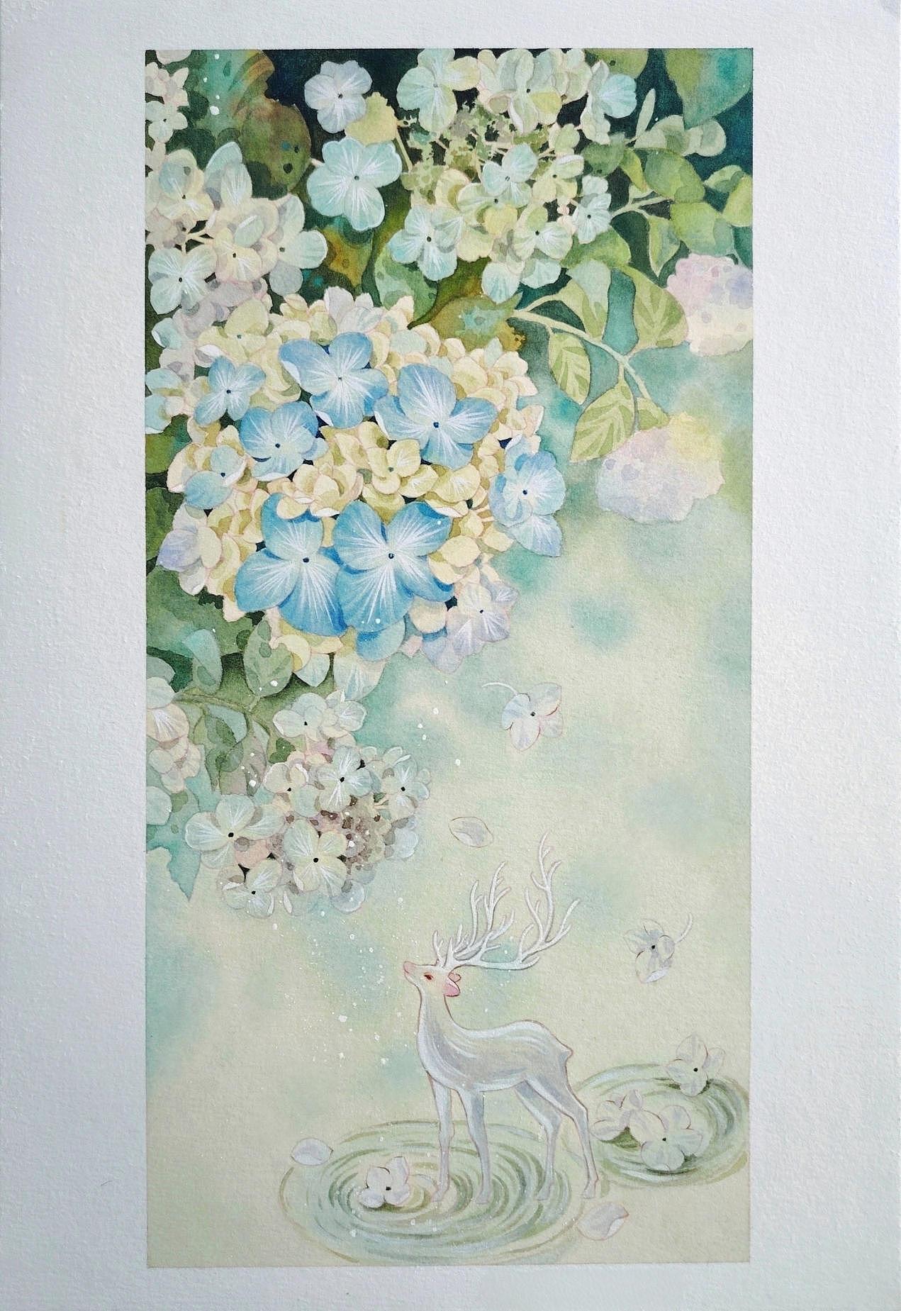 Watercolor Flower Paintings（图ZNDA5NDY5OTc2） - 艺术插画 - 站酷设计师Brian_Zhang原创素材 - 站酷ZCOOL