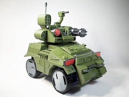 装甲车手办模型 Armoured Car 单色3d打印