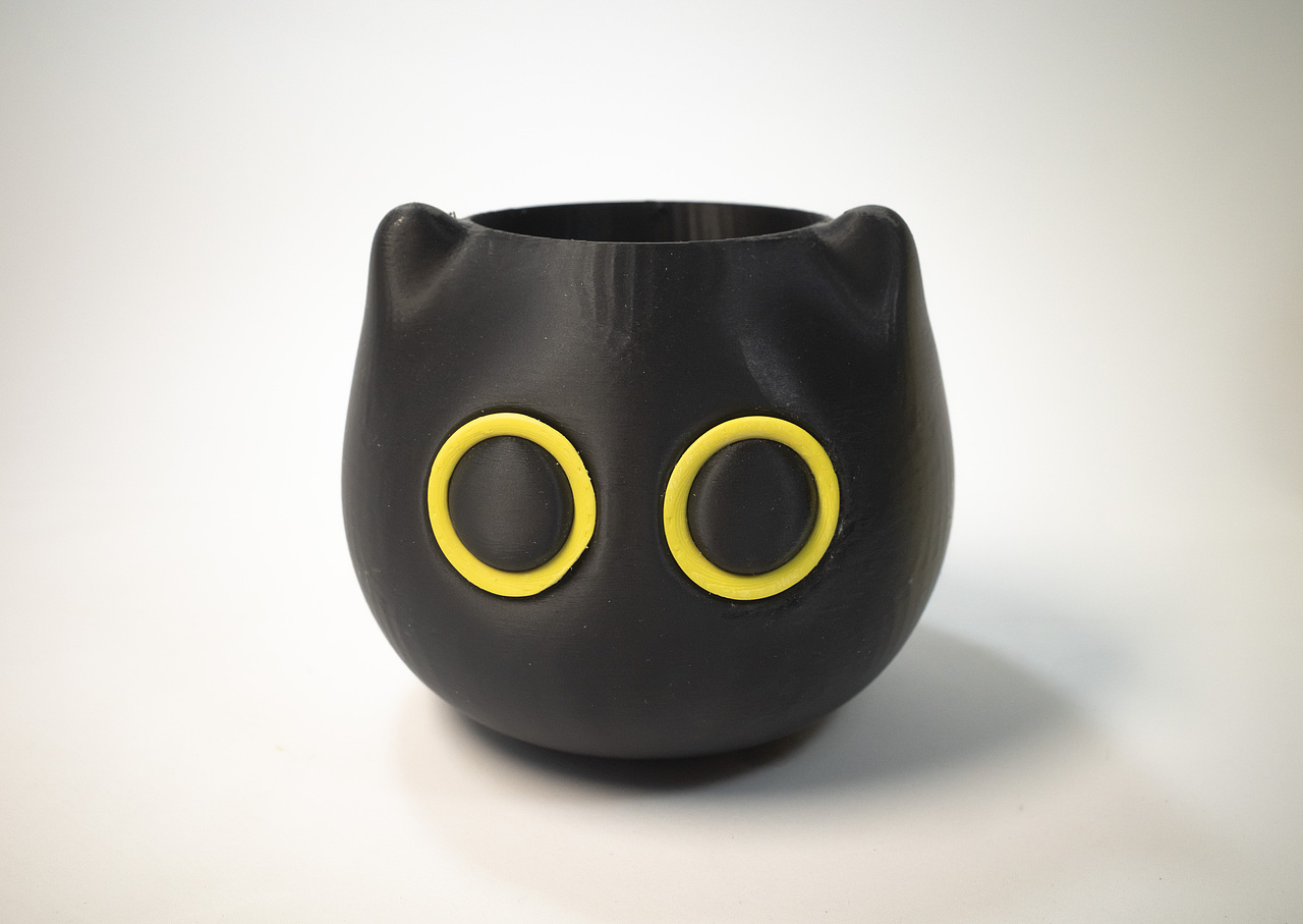 可爱小猫花盆组合模型 flowerpot 单色打印（图ZNDA5NDcxMzcy） - 手办/模玩 - 站酷设计师会打酱油的酱油原创素材 - 站酷ZCOOL