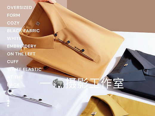 工作服拍摄服装摄影polo衫定制衬衣主图摄影