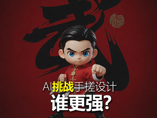 雨田测评：AI挑战非遗手搓设计谁更强？ #雨田AIGC #设计思维提升班 #设计问诊