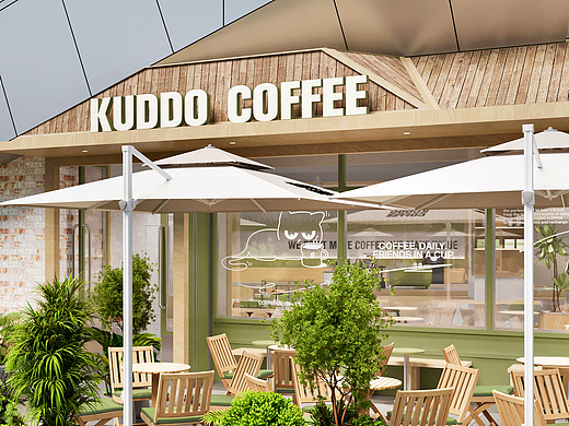 KUDDO COFFEE 上海西岸凤巢店设计 | ONEXDESIGN
