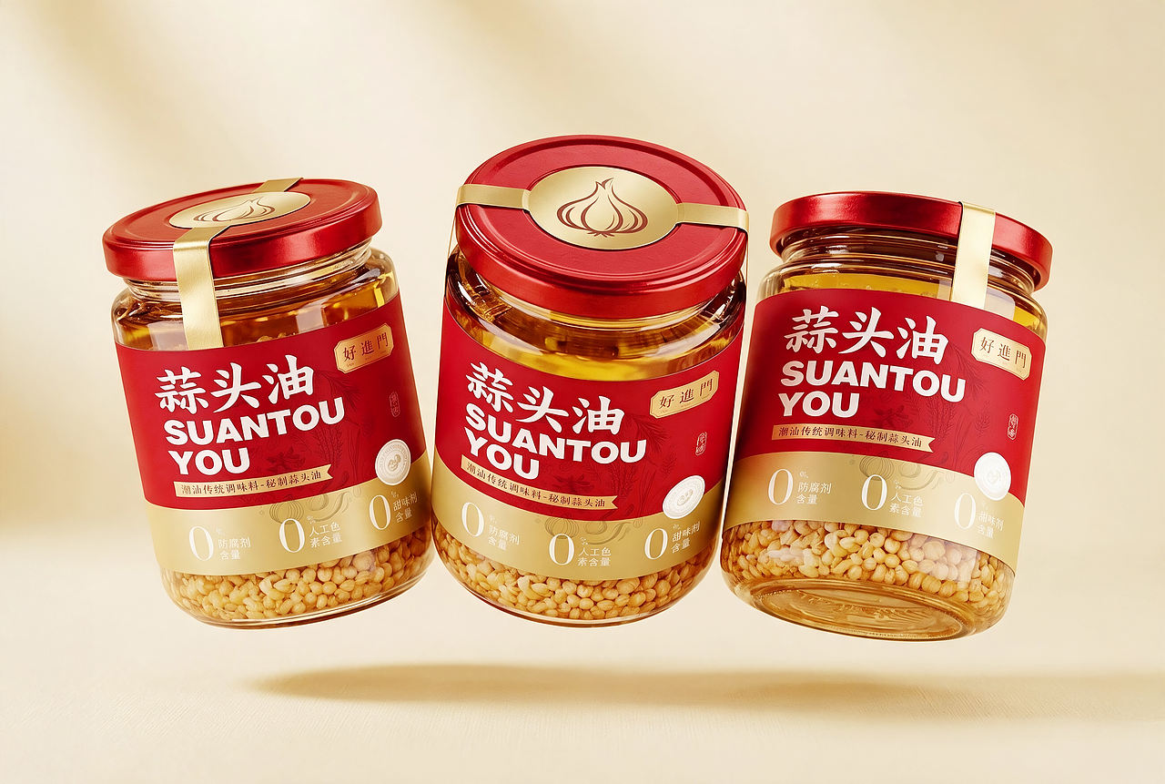 好迎門・潮汕传统调味品包装设计（图ZNDA5NDc0ODM2） - 包装 - 站酷设计师木白包装设计原创素材 - 站酷ZCOOL