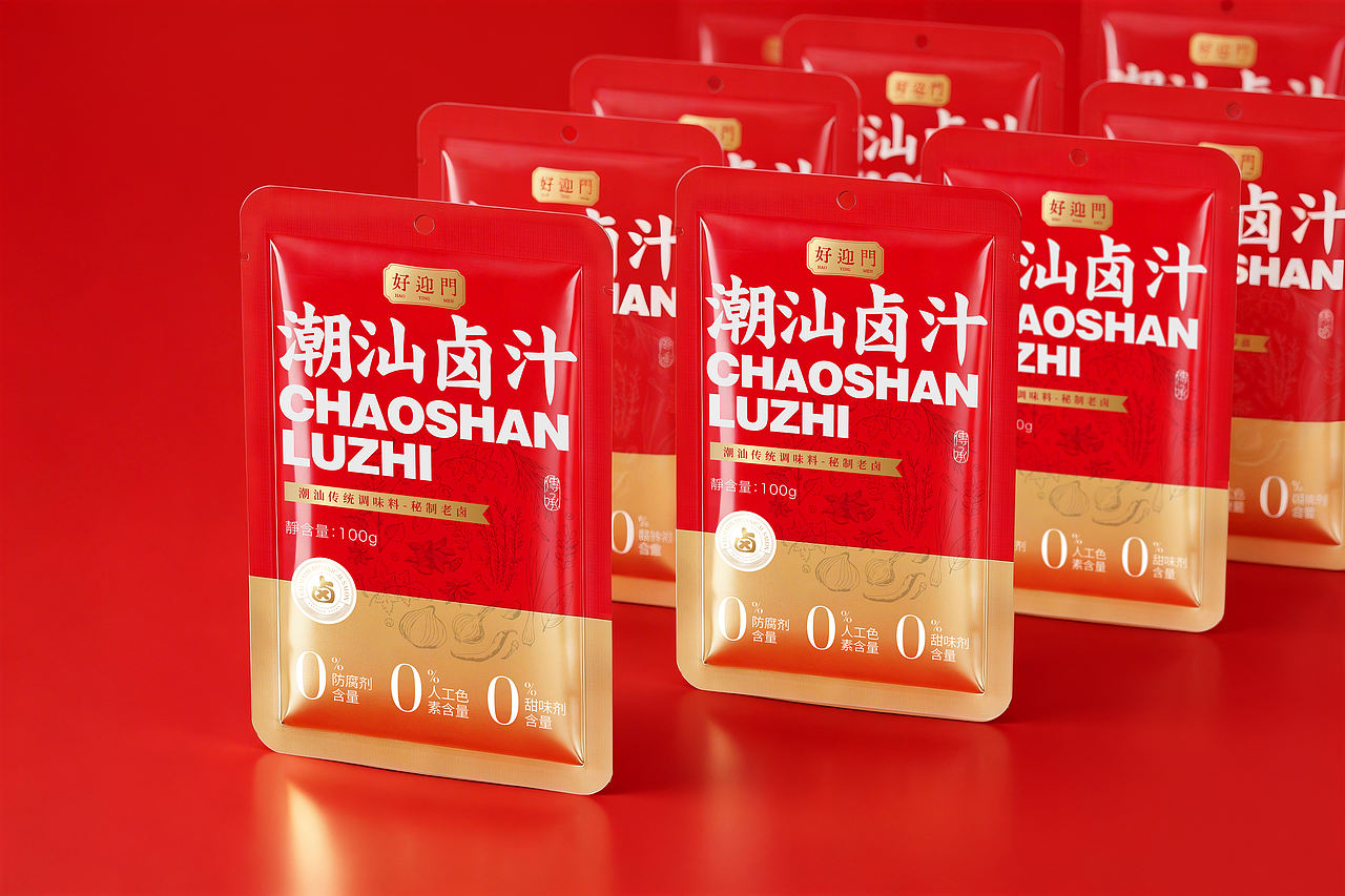 好迎門・潮汕传统调味品包装设计（图ZNDA5NDc0ODYw） - 包装 - 站酷设计师木白包装设计原创素材 - 站酷ZCOOL