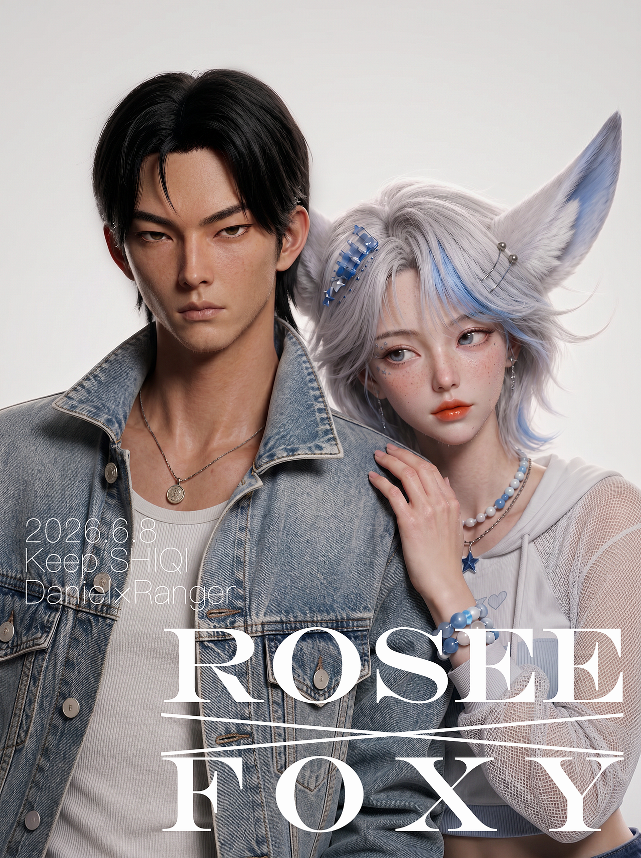 ROSEE/虚拟人角色设计（图ZNDA5NDc4MDI4） - AI作品 - 站酷设计师DLDanielLEEDL原创素材 - 站酷ZCOOL