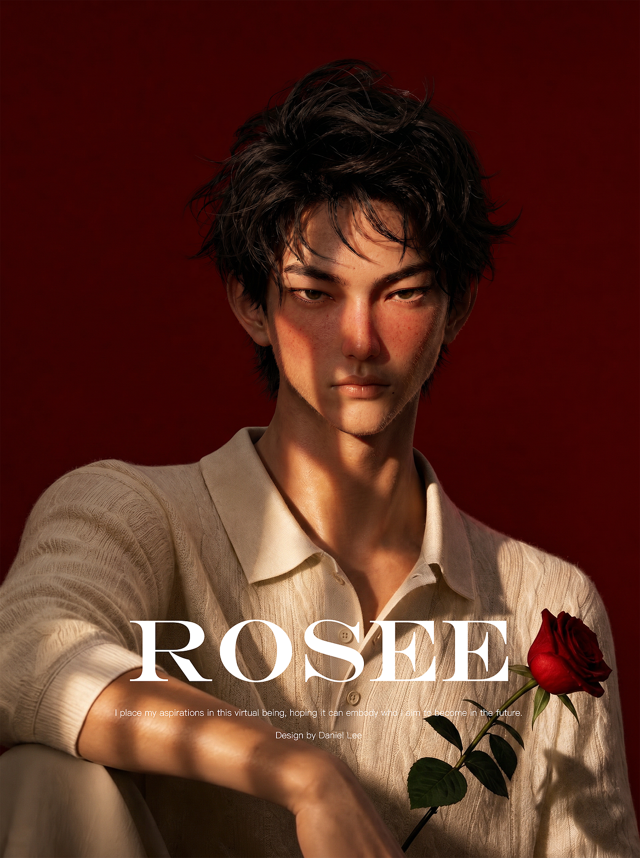 ROSEE/虚拟人角色设计（图ZNDA5NDc4MDE2） - AI作品 - 站酷设计师DLDanielLEEDL原创素材 - 站酷ZCOOL