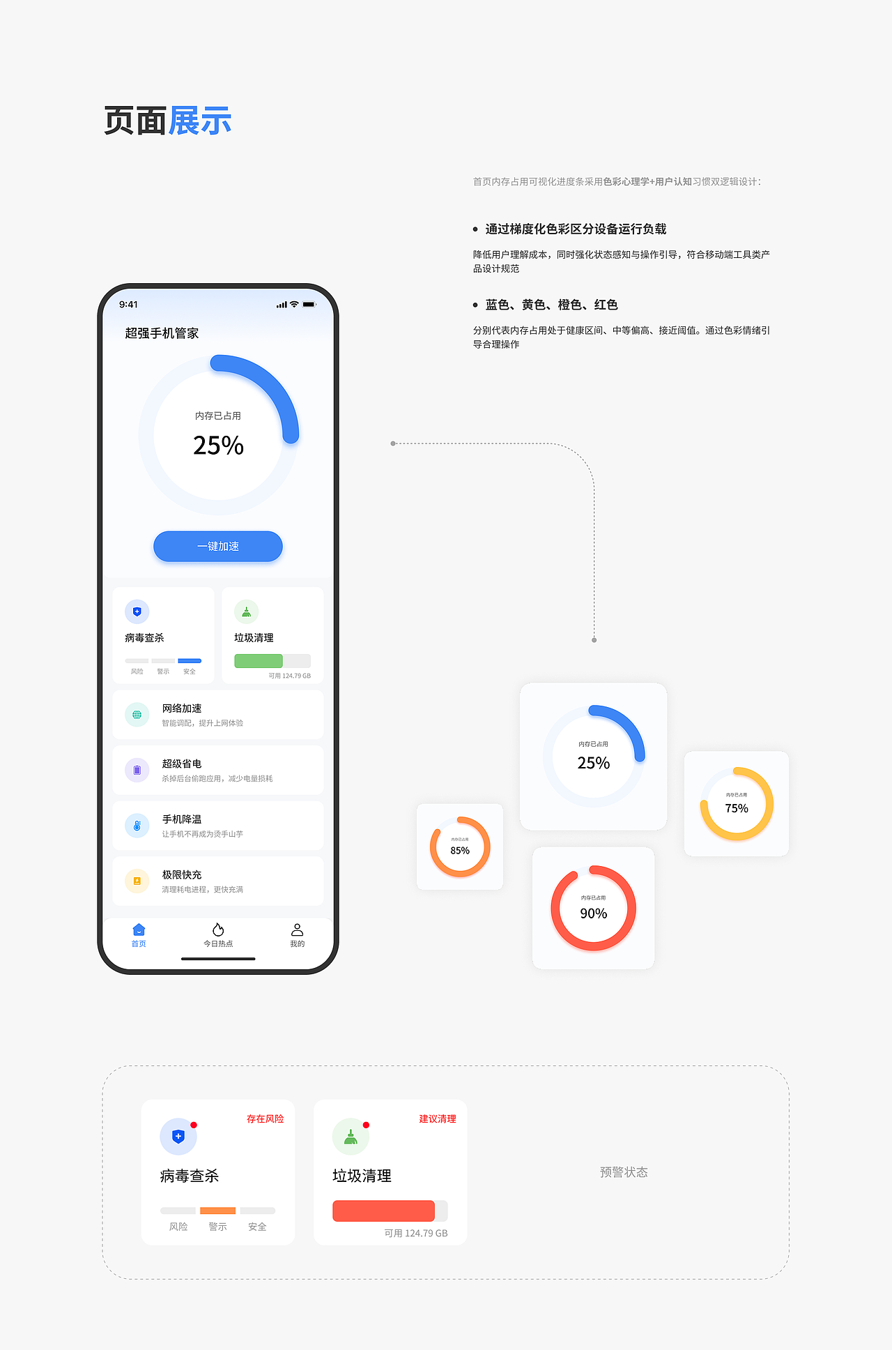 Super超级手机管家APP（图ZNDA5NDgzNTgw） - APP界面 - 站酷设计师御鱼子原创素材 - 站酷ZCOOL