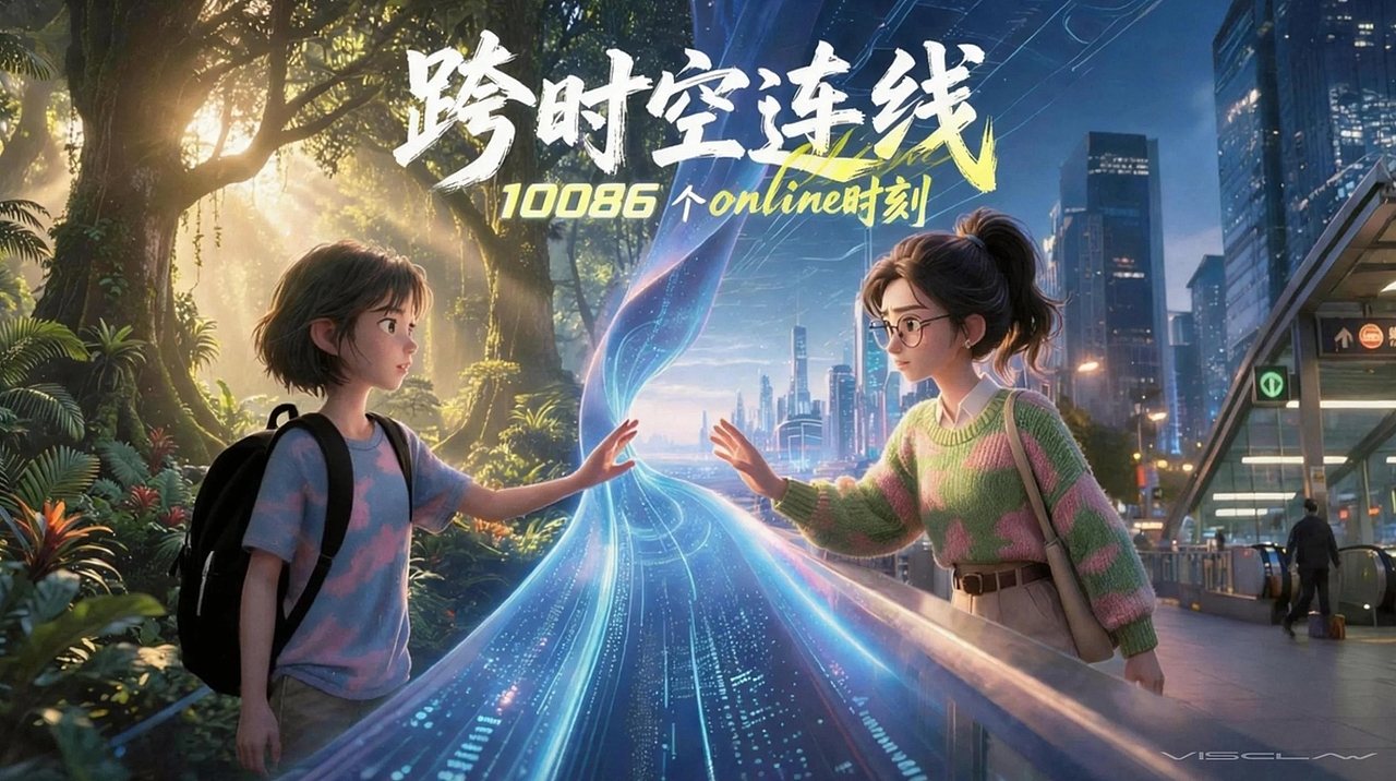 跨时空连线 #10086 个 online 时刻(图ZNDA5NDkzMzg4) - AI作品 - 站酷设计师VC23原创素材 - 站酷ZCOOL