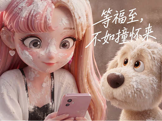 《撞怀而来的幸福》3D动画短片