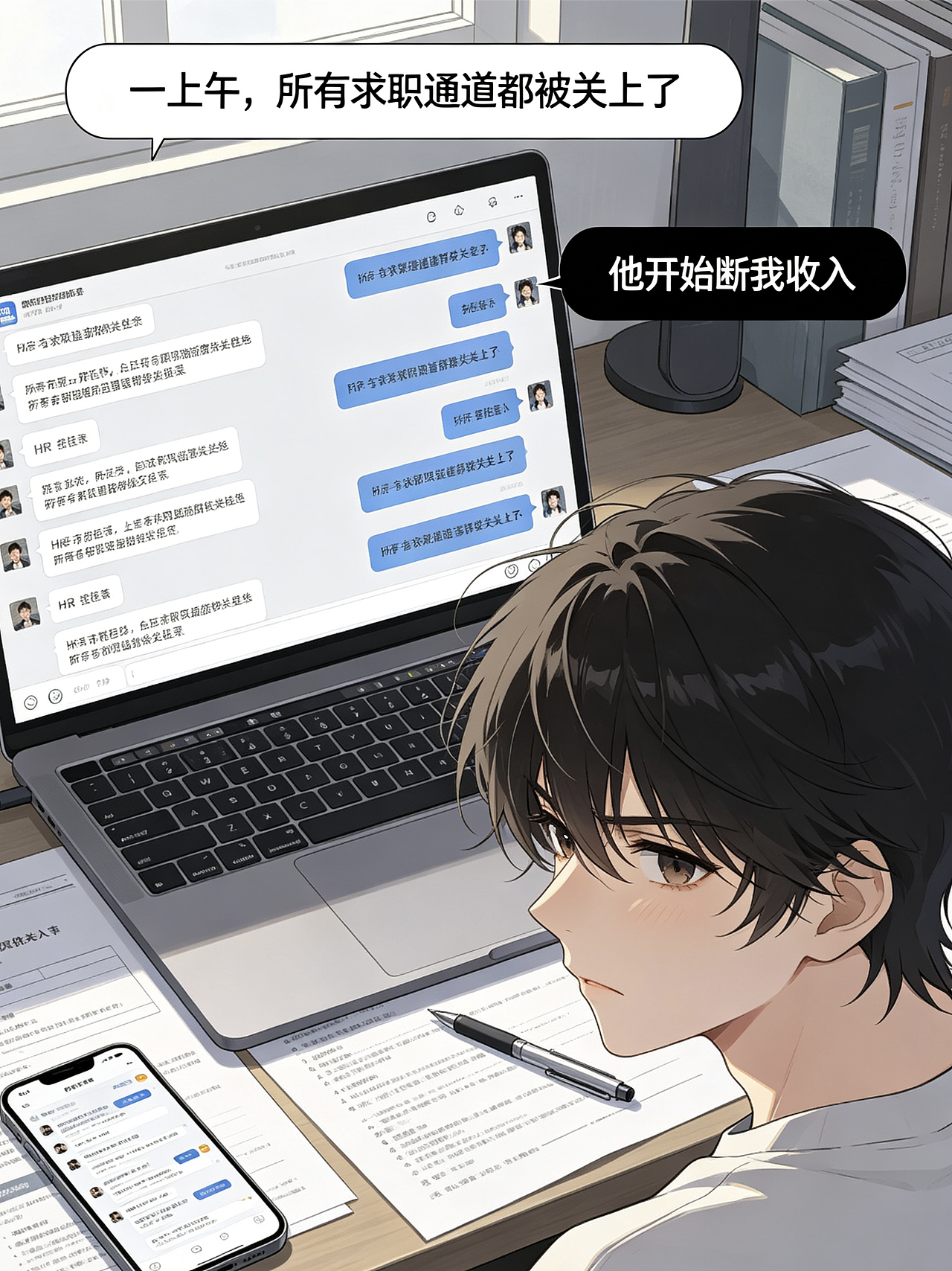 网文改编:越界拉扯（图ZNDA5NDk1MTY4） - 中/长篇漫画 - 站酷设计师信仰漫画原创素材 - 站酷ZCOOL