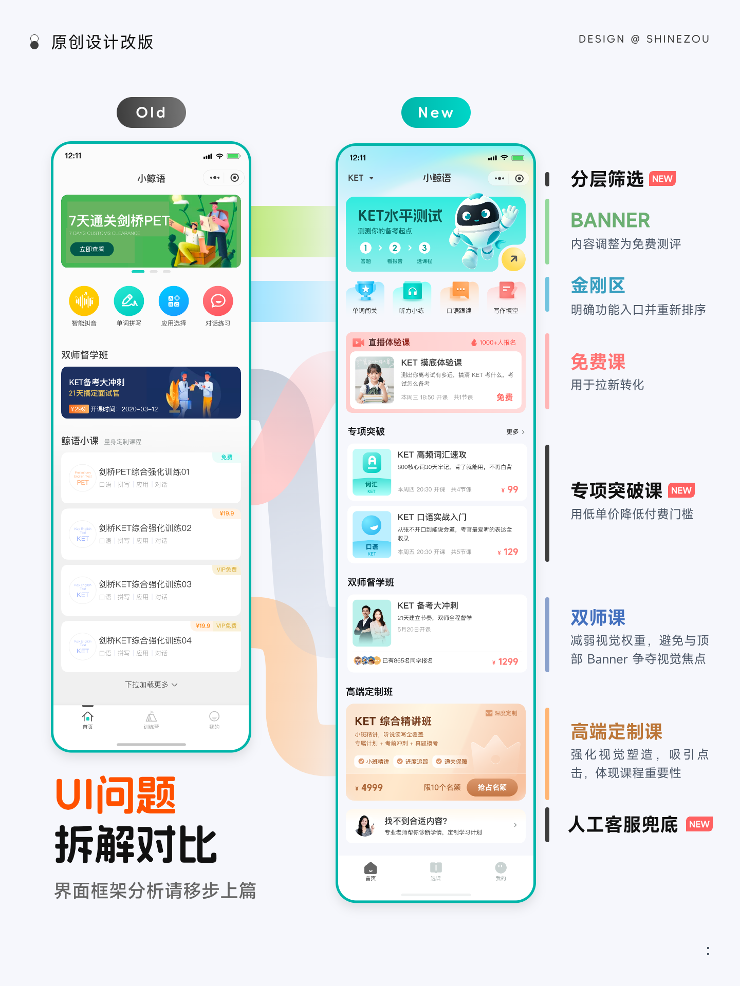 界面改版 | 如何改版更有效（视觉篇）2（图ZMTU3MjUzODA=） - 观点 - 站酷设计师ShineZou原创素材 - 站酷ZCOOL