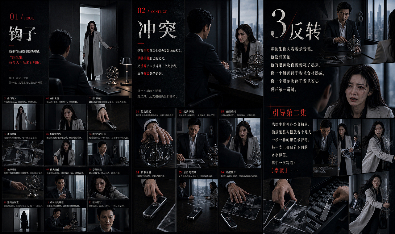 AIGC心理悬疑真人短剧《雕心·第一刀》(图ZNDA5NTE1MjI0) - AI作品 - 站酷设计师m0NESYy原创素材 - 站酷ZCOOL