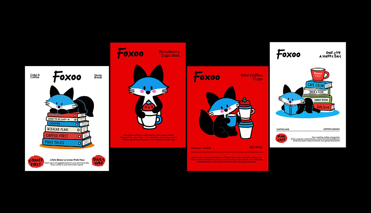 Foxoo咖啡品牌包装设计(图ZNDA5NTE4MTA0) - 包装 - 站酷设计师青轶设计原创素材 - 站酷ZCOOL