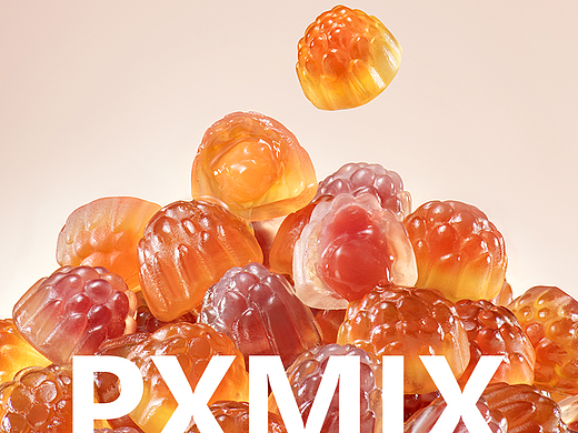 产品摄影丨清嘴 营养软糖 x 光影集 PXMIX VISION
