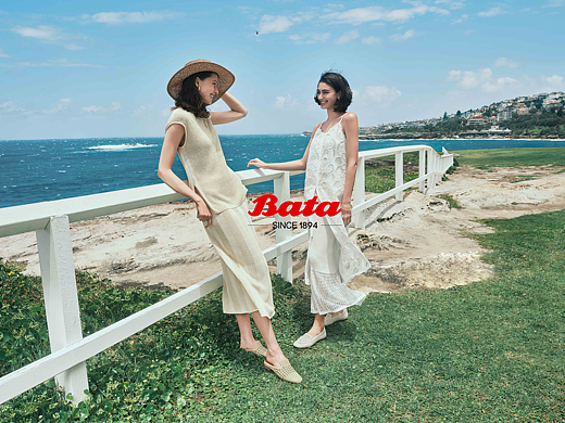 Bata视觉全案|南法海岸松弛感女鞋大片