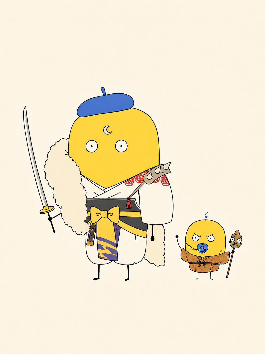 小肥皂和她的崽崽（图ZNDA5NTMzNzQw） - 艺术插画 - 站酷设计师YIIIJIIIE原创素材 - 站酷ZCOOL