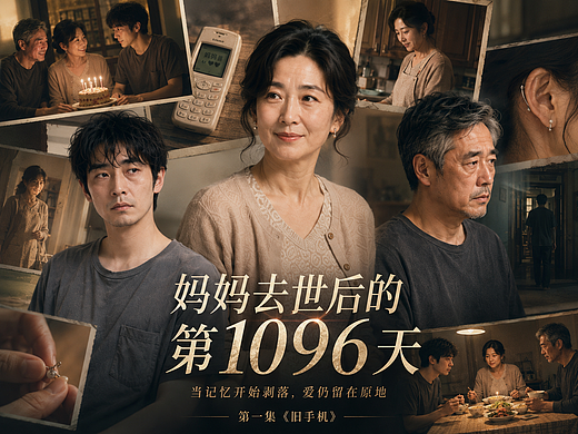 《妈妈去世后的第1096天》|AI电影短片全案设计