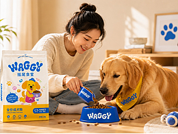 WAGGY 摇尾食堂｜宠物食品品牌全案设计