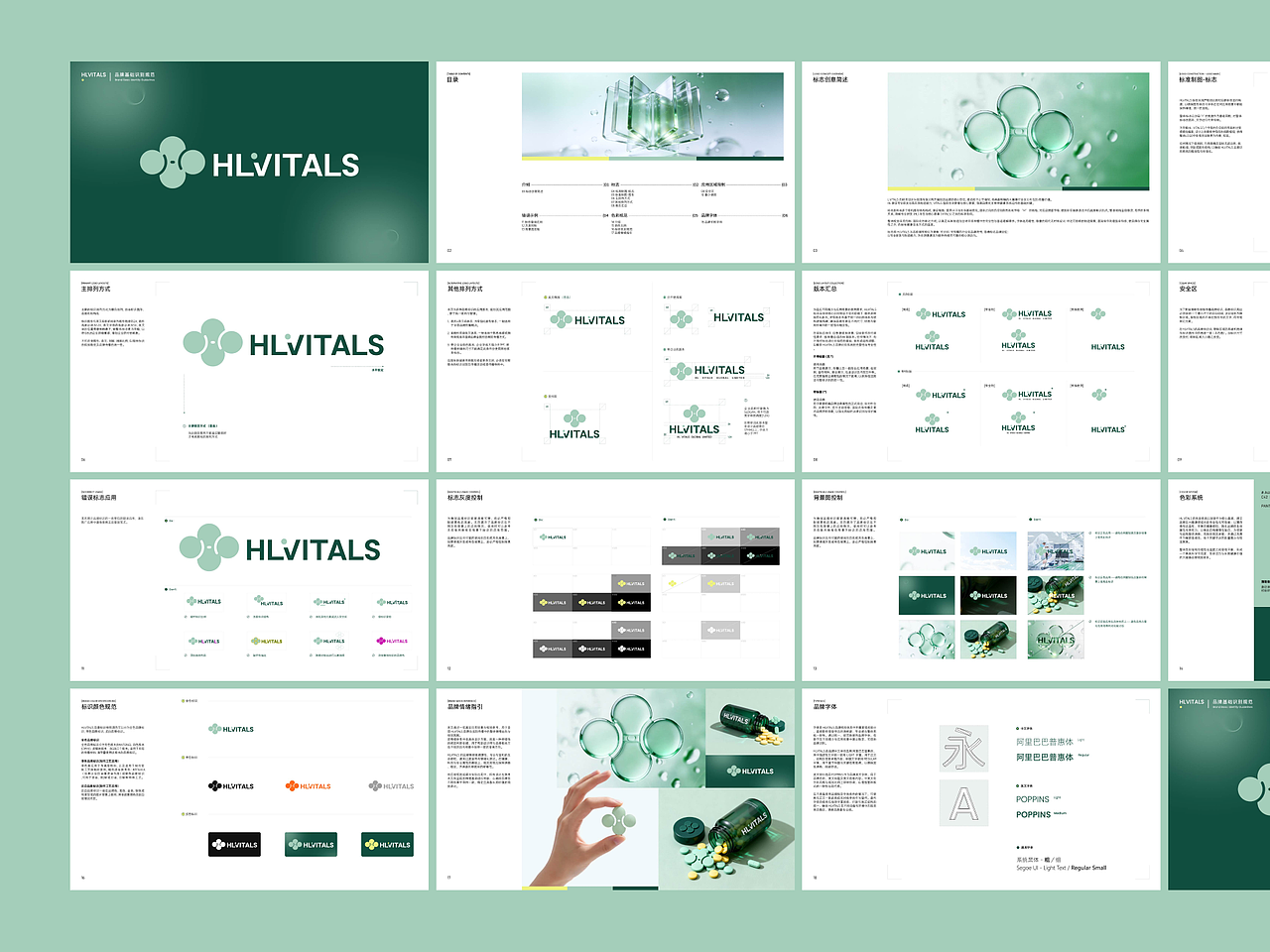 HLvitails-香港大健康品牌设计(图ZNDA5NTY1NjM2) - 品牌 - 站酷设计师北岸佬JN原创素材 - 站酷ZCOOL